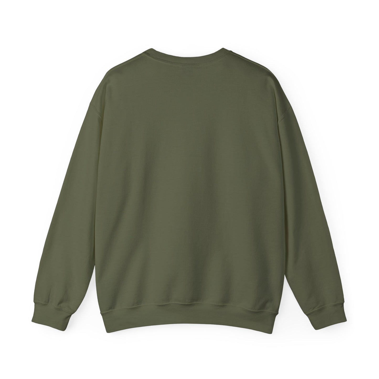 "Silent but Strong" Wolf Print Sweatshirt