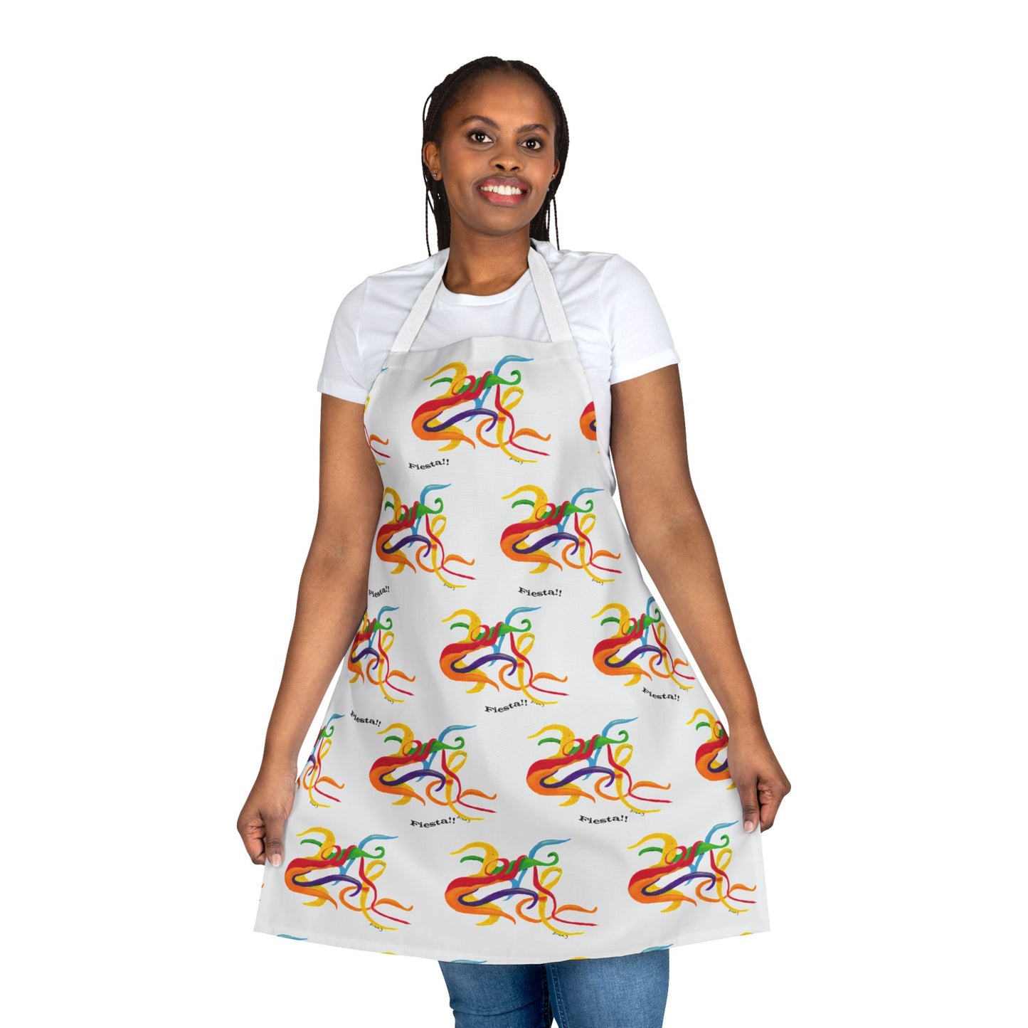Apron, Fiesta Festival Art, 5-Color Straps
