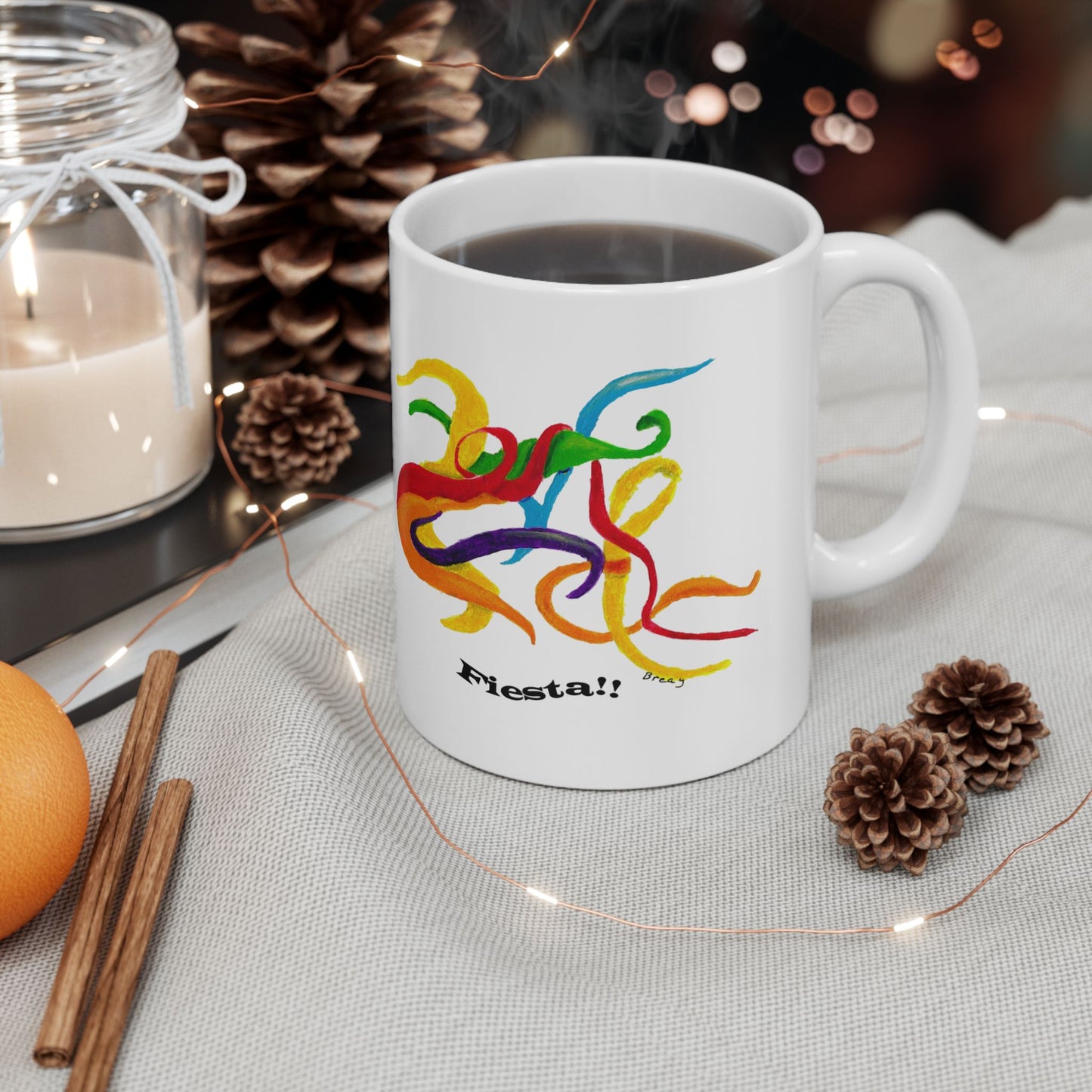 "That Festival Feeling" Ceramic Mug, 11 oz.or 15 oz.