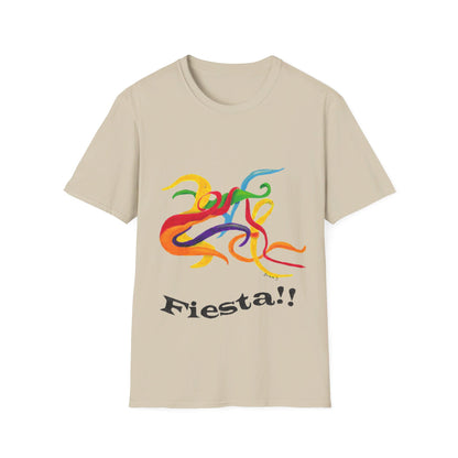 Unisex Softstyle T-Shirt with an original fiesta design