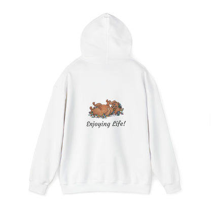 "Enjoy Life" Unisex Heavy Blend™ Hooded Sweatshirt