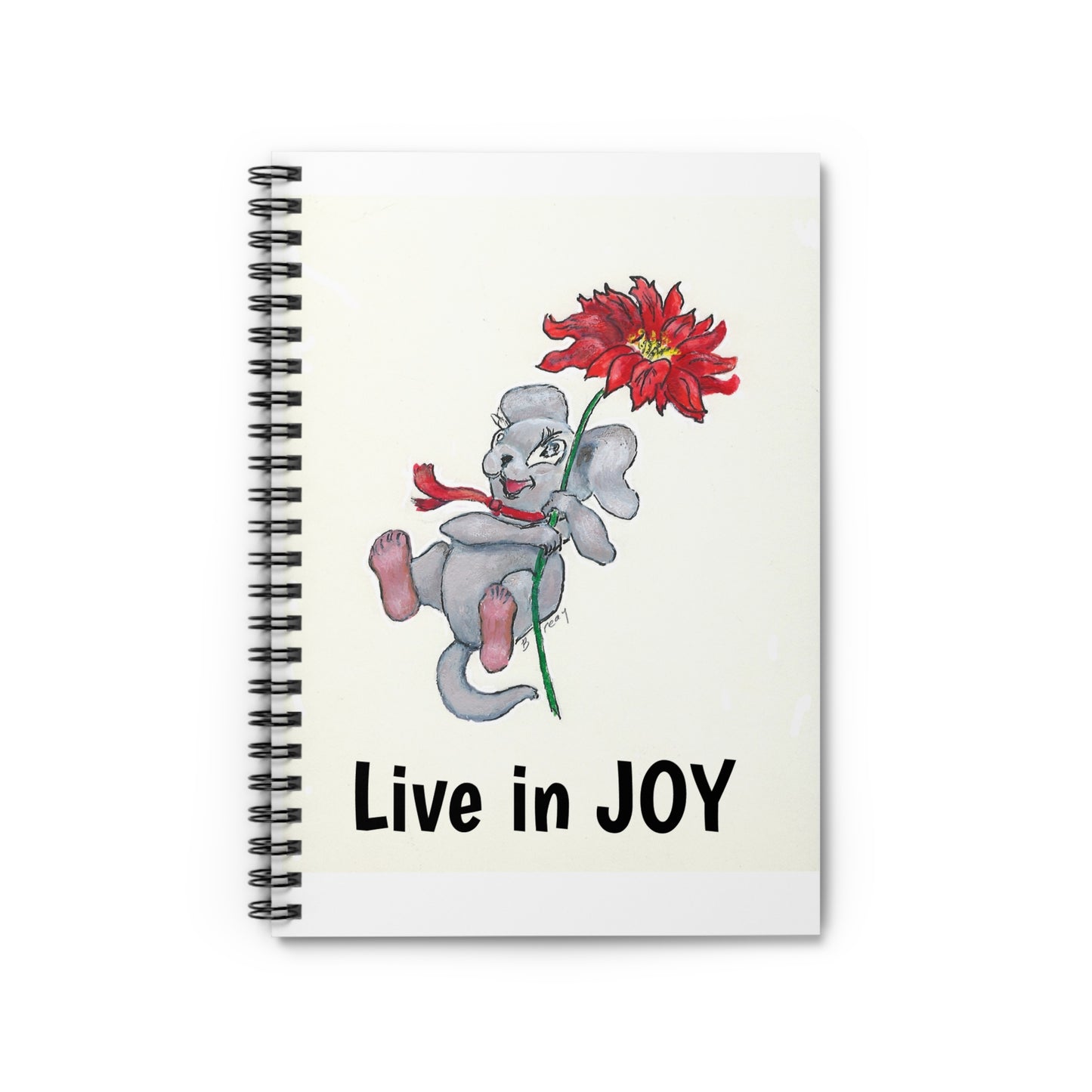 Joyful Spiral Notebook - Ruled Line