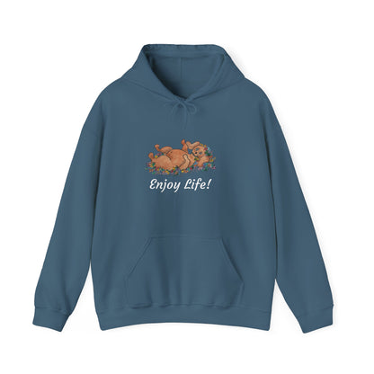 "Enjoy Life" Unisex Heavy Blend™ Hooded Sweatshirt