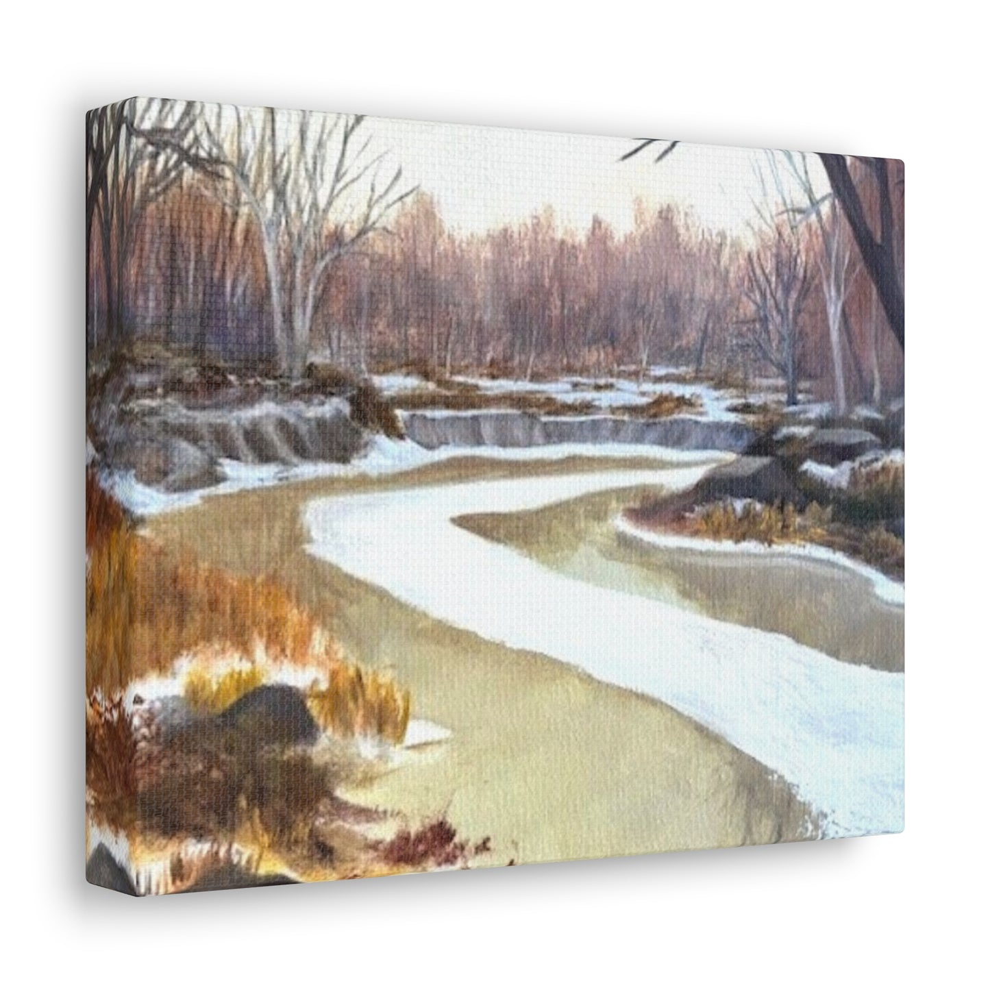 "March Thaw" Canvas Gallery Wrap