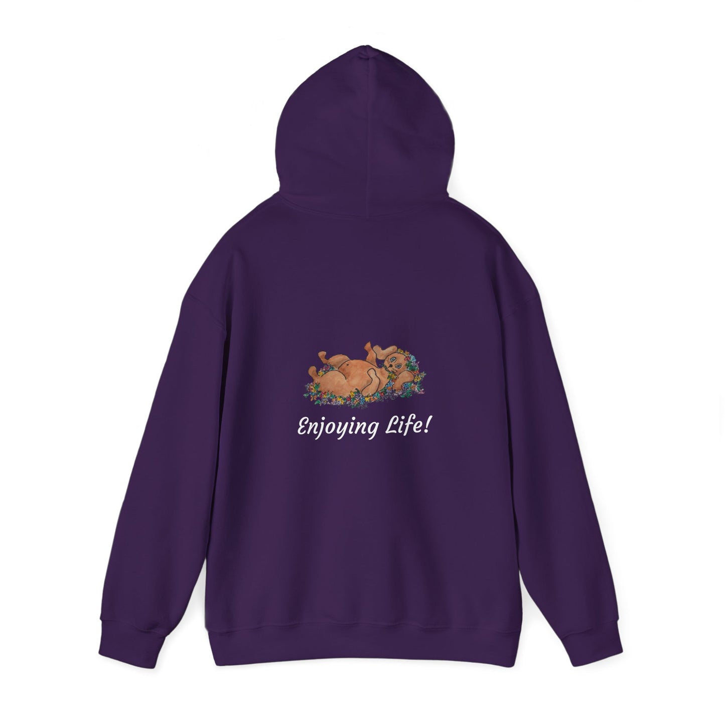 "Enjoy Life" Unisex Heavy Blend™ Hooded Sweatshirt