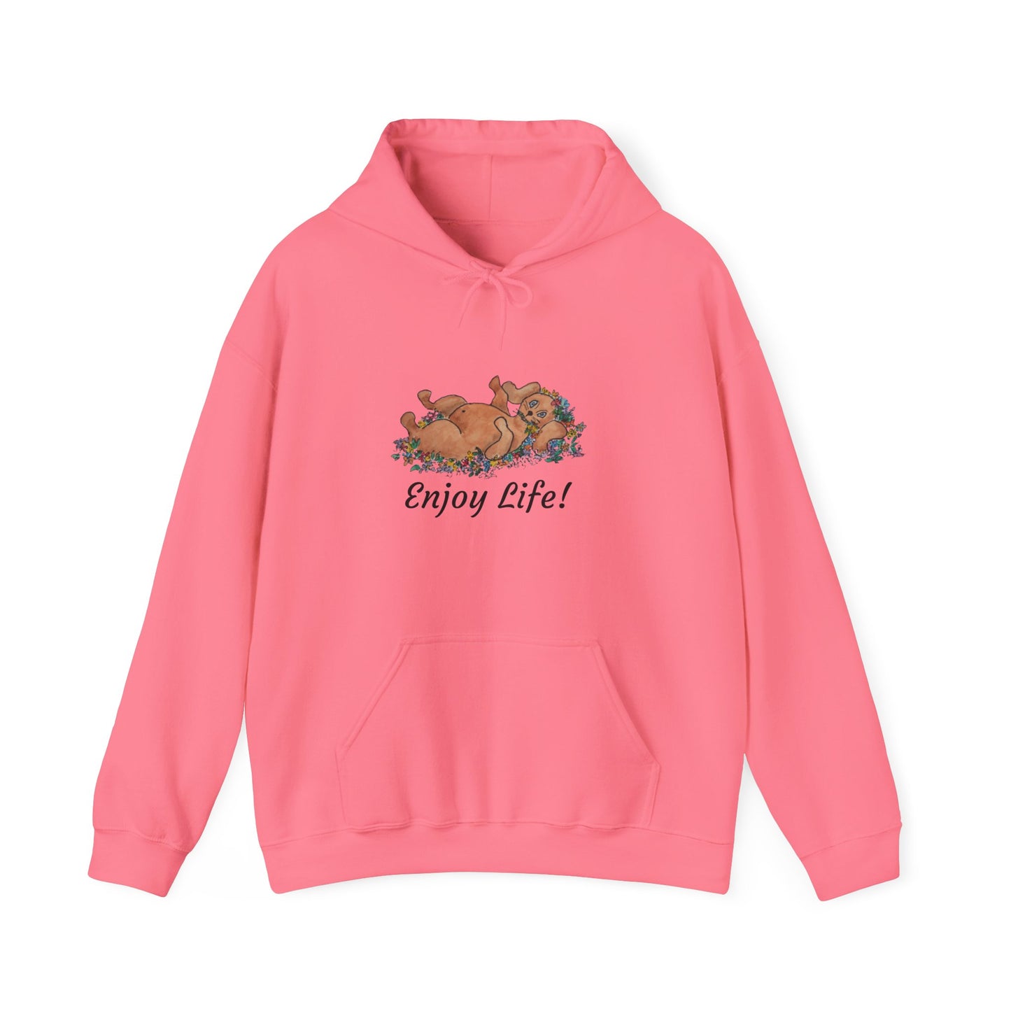 "Enjoy Life" Unisex Heavy Blend™ Hooded Sweatshirt