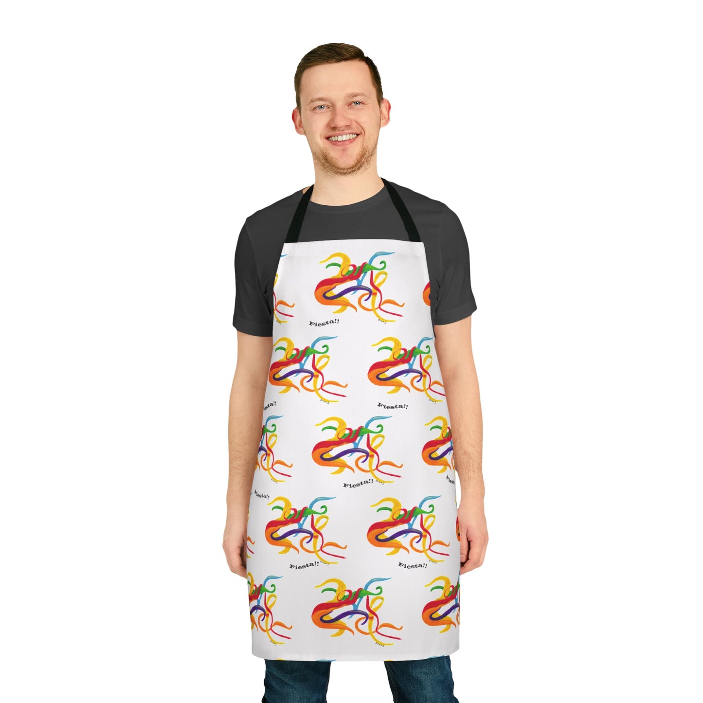 Apron, Fiesta Festival Art, 5-Color Straps