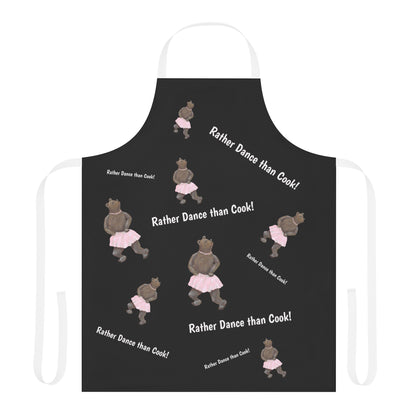 "RATHER DANCE THAN COOK!" Apron