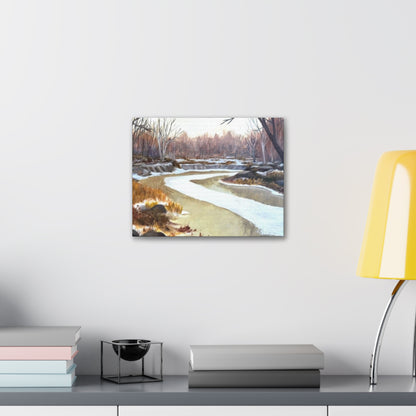 "March Thaw" Canvas Gallery Wrap