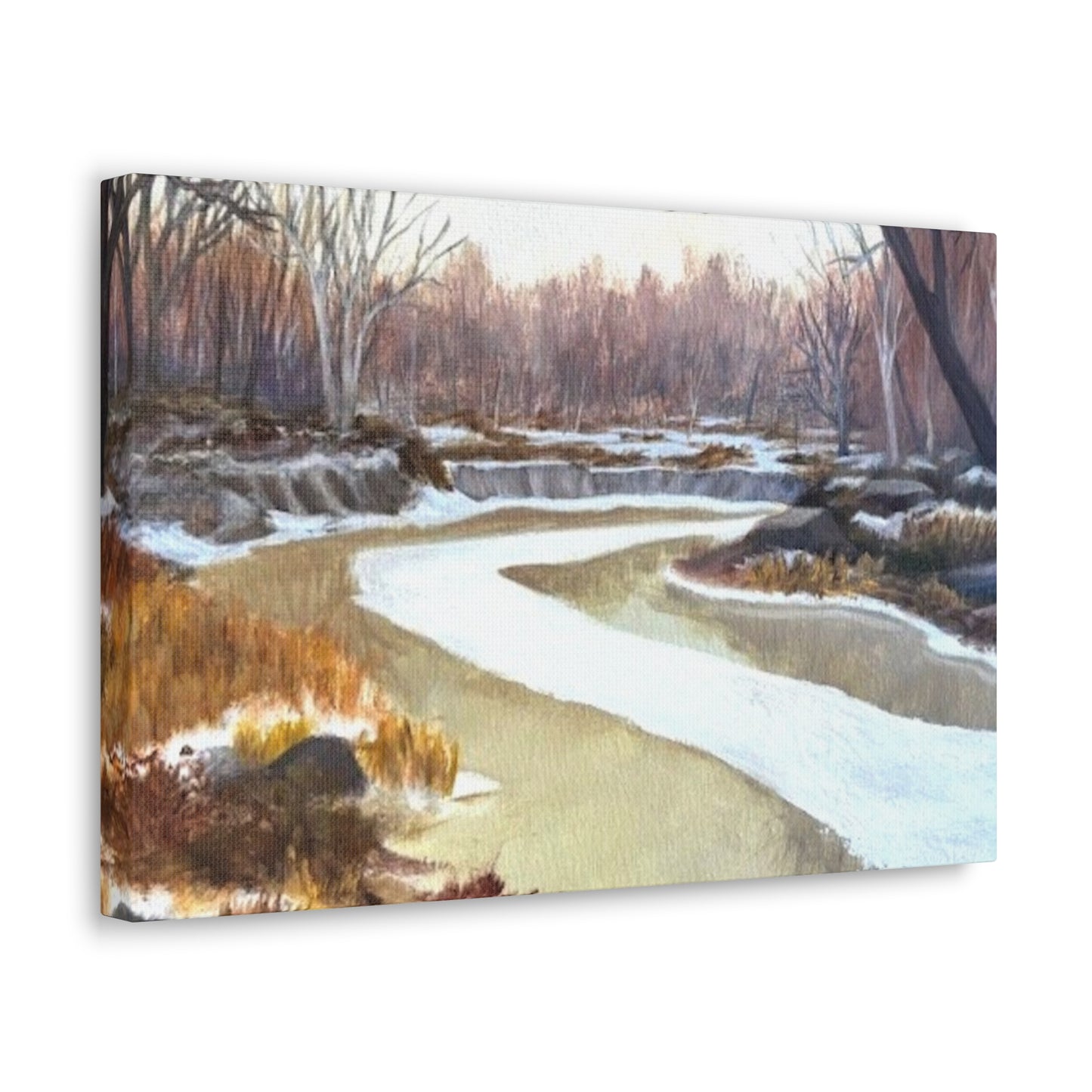 "March Thaw" Canvas Gallery Wrap