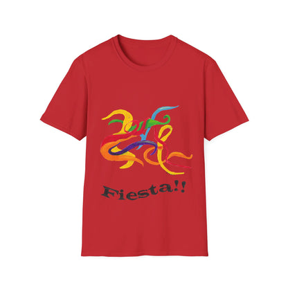 Unisex Softstyle T-Shirt with an original fiesta design