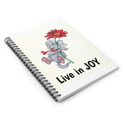 Joyful Spiral Notebook - Ruled Line