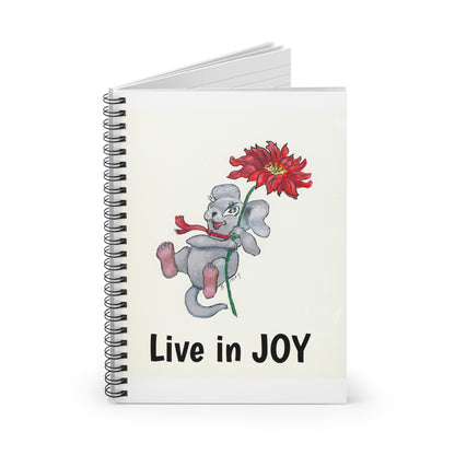 Joyful Spiral Notebook - Ruled Line