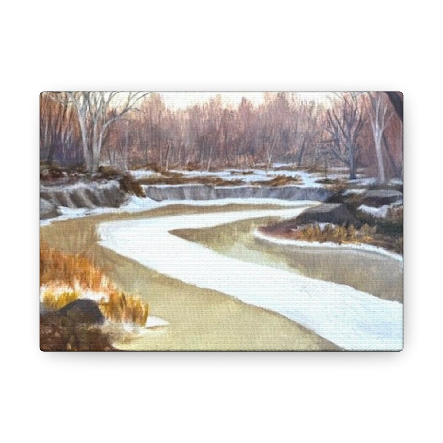 "March Thaw" Canvas Gallery Wrap