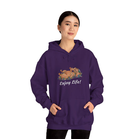 "Enjoy Life" Unisex Heavy Blend™ Hooded Sweatshirt