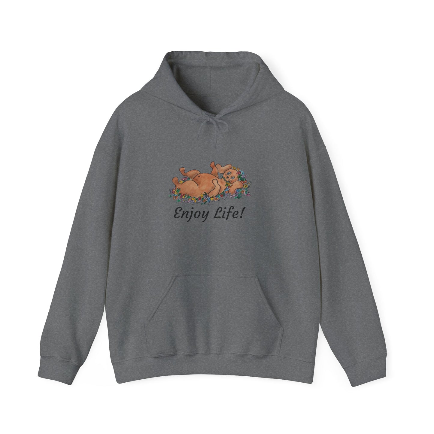 "Enjoy Life" Unisex Heavy Blend™ Hooded Sweatshirt