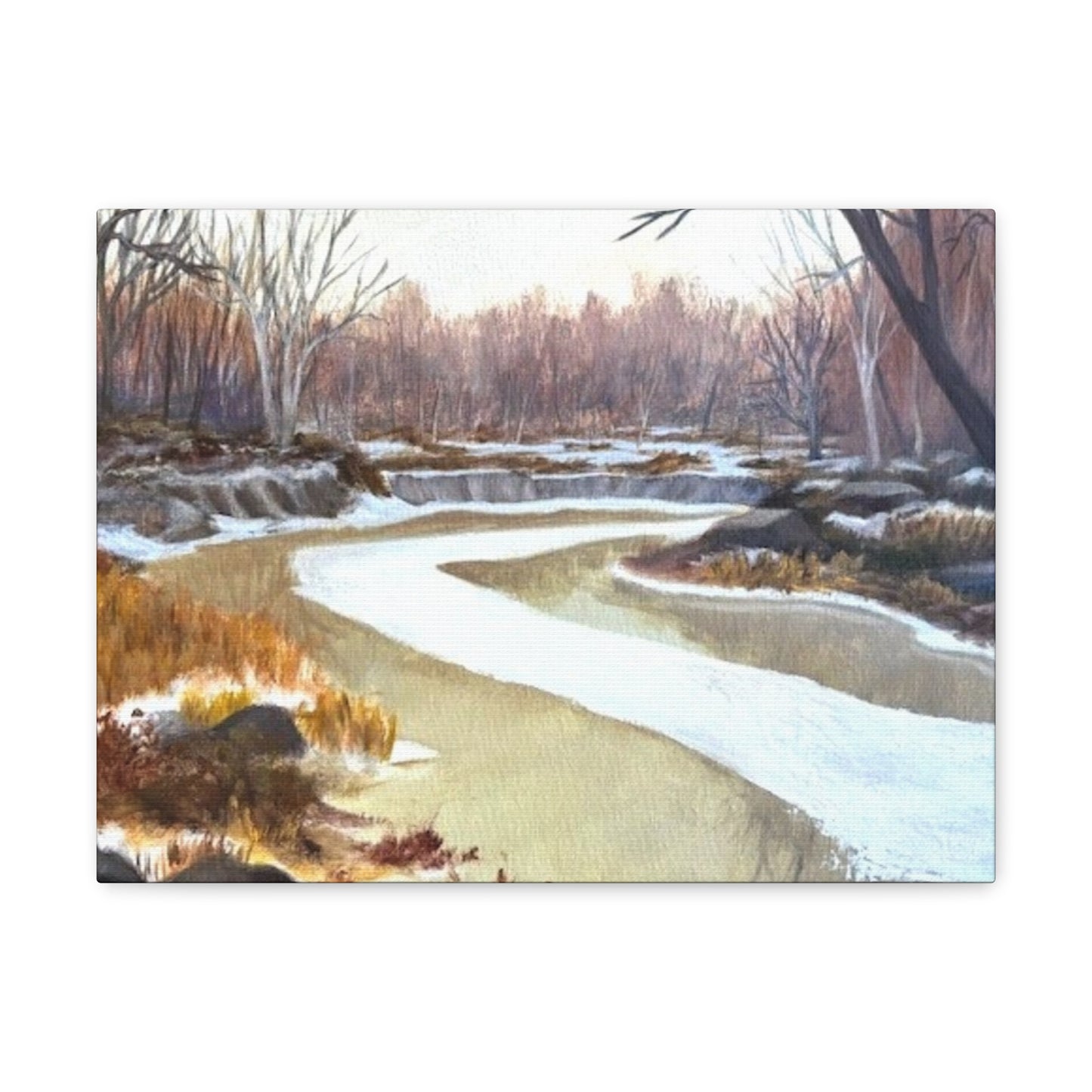 "March Thaw" Canvas Gallery Wrap