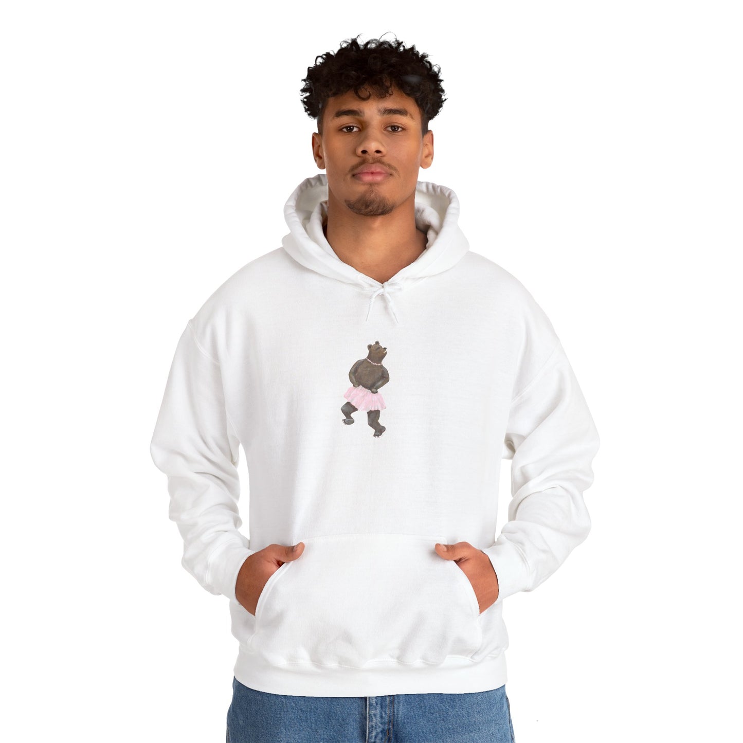 "I'm Happy Because I Dance" Unisex Heavy Blend™ Hooded Sweatshirt