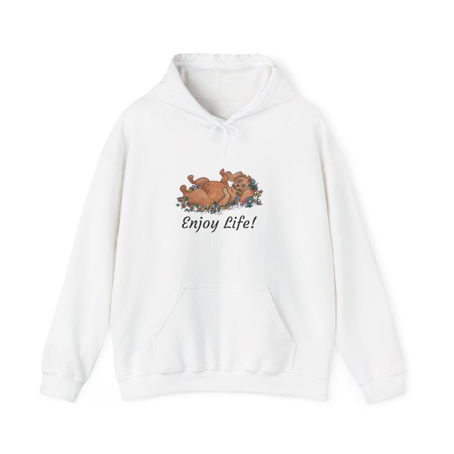 "Enjoy Life" Unisex Heavy Blend™ Hooded Sweatshirt