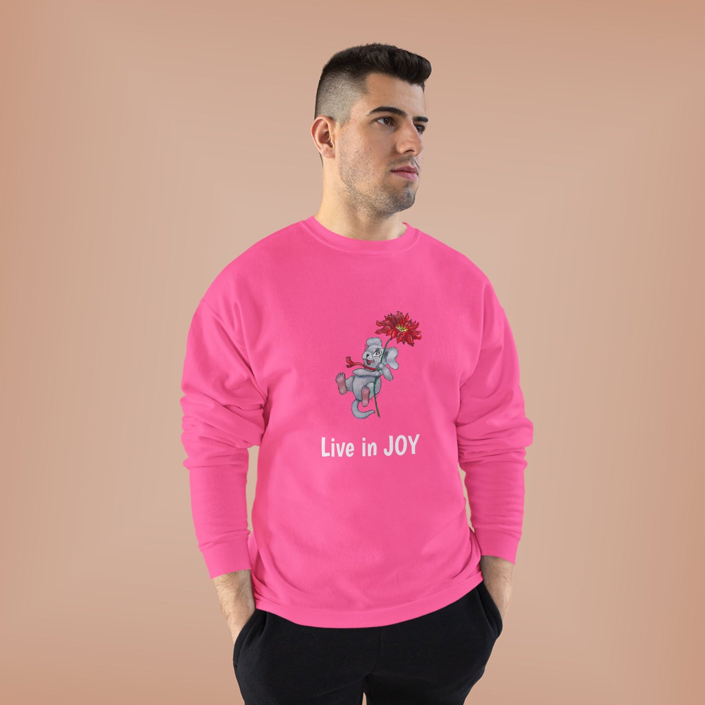 Joyful EcoSmart Sweatshirt -" Live in Joy" Design