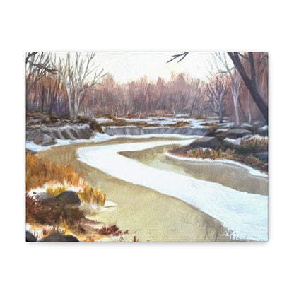 "March Thaw" Canvas Gallery Wrap