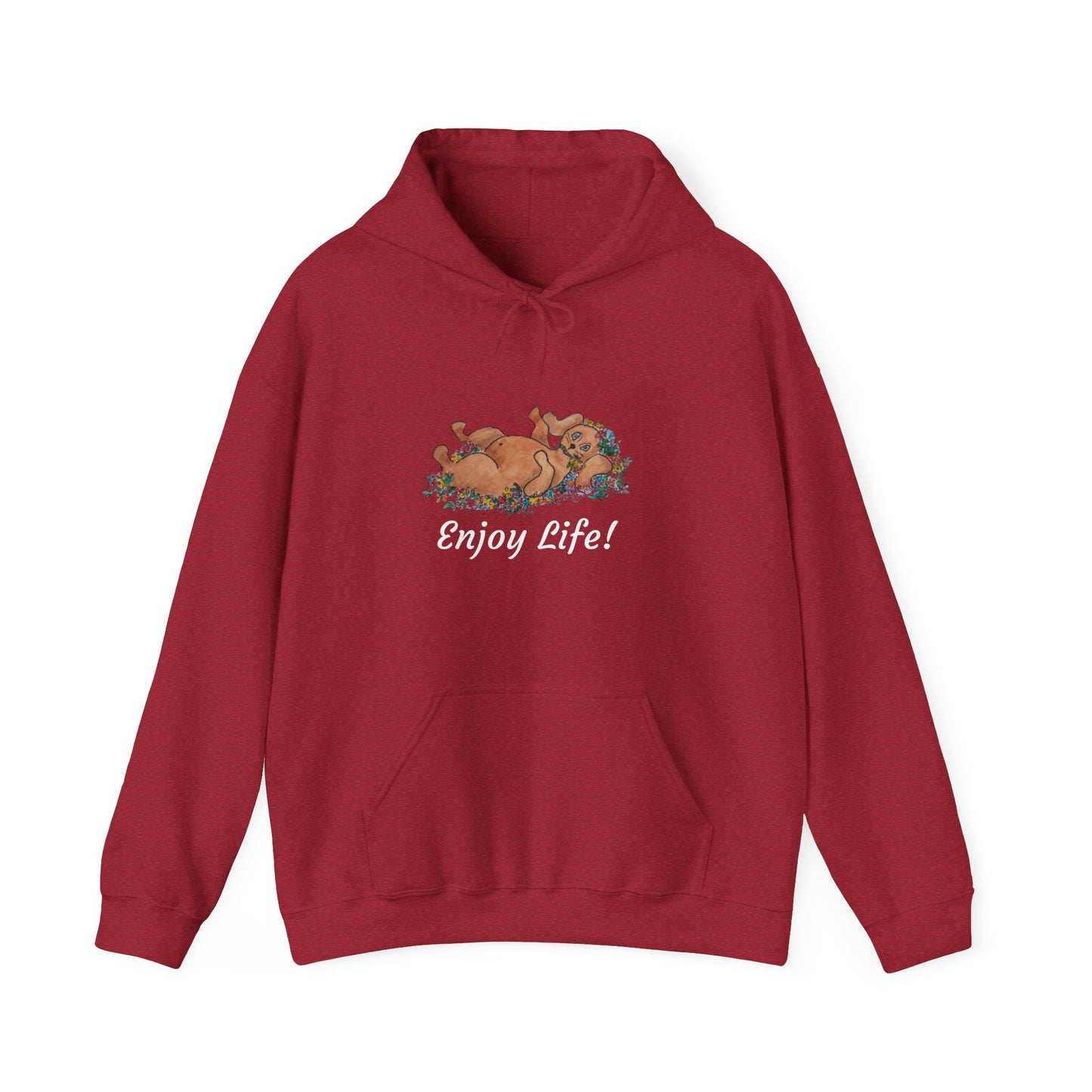 "Enjoy Life" Unisex Heavy Blend™ Hooded Sweatshirt