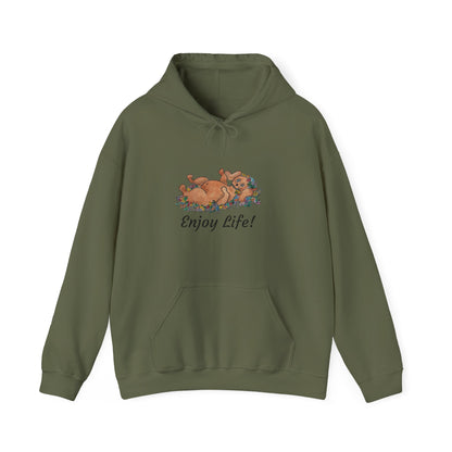 "Enjoy Life" Unisex Heavy Blend™ Hooded Sweatshirt