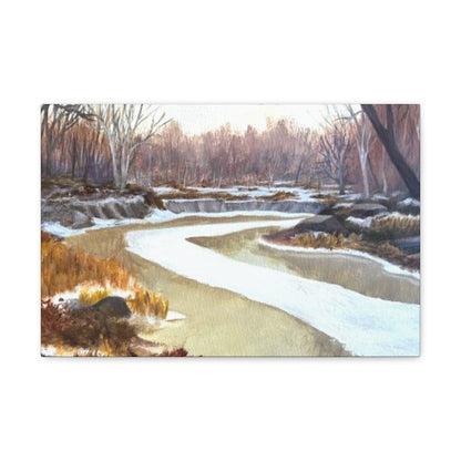 "March Thaw" Canvas Gallery Wrap