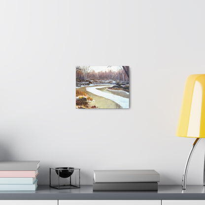 "March Thaw" Canvas Gallery Wrap