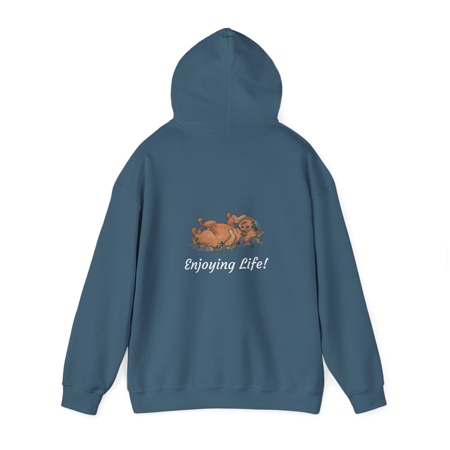 "Enjoy Life" Unisex Heavy Blend™ Hooded Sweatshirt