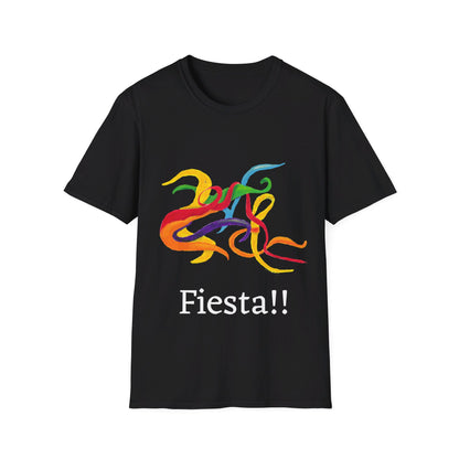 Unisex Softstyle T-Shirt with an original fiesta design