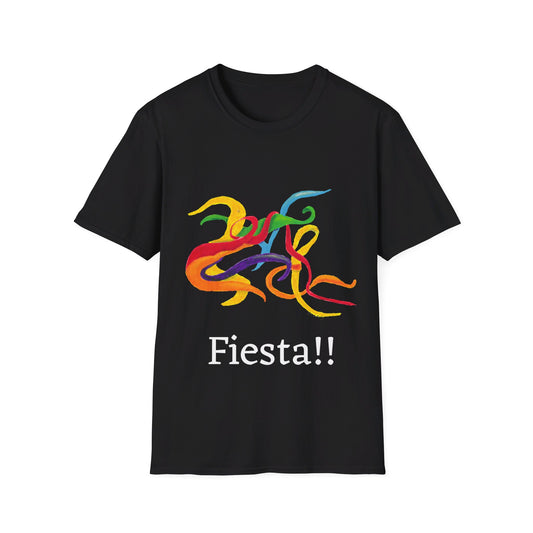 Unisex Softstyle T-Shirt with an original fiesta design