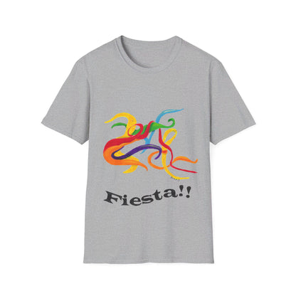 Unisex Softstyle T-Shirt with an original fiesta design