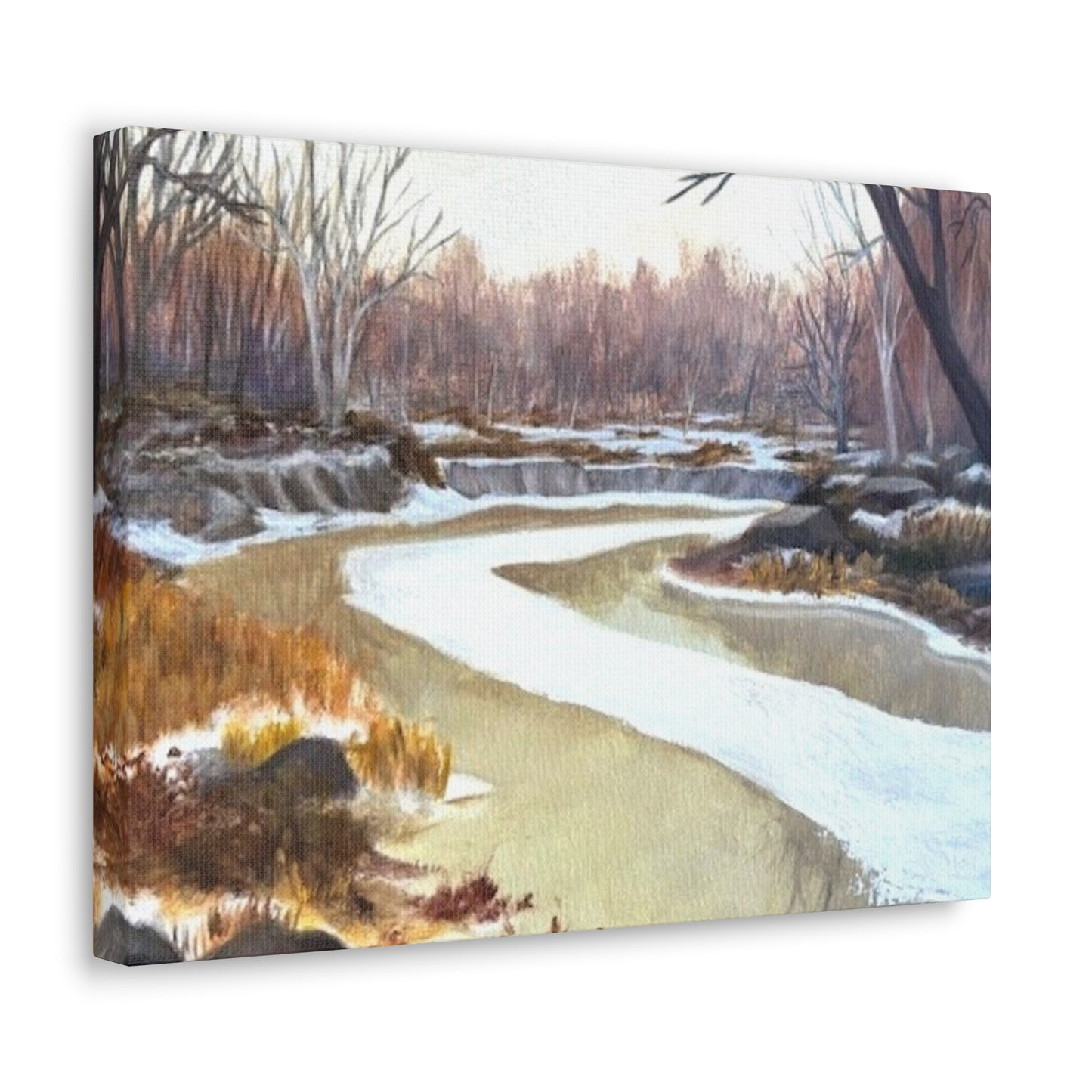 "March Thaw" Canvas Gallery Wrap