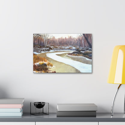 "March Thaw" Canvas Gallery Wrap