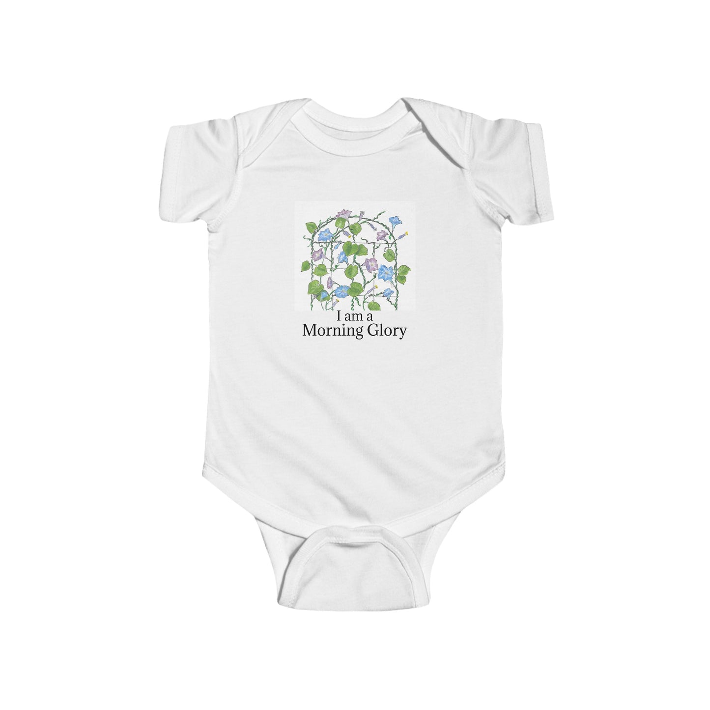 "I am a Morning Glory!" Infant Fine Jersey Bodysuit