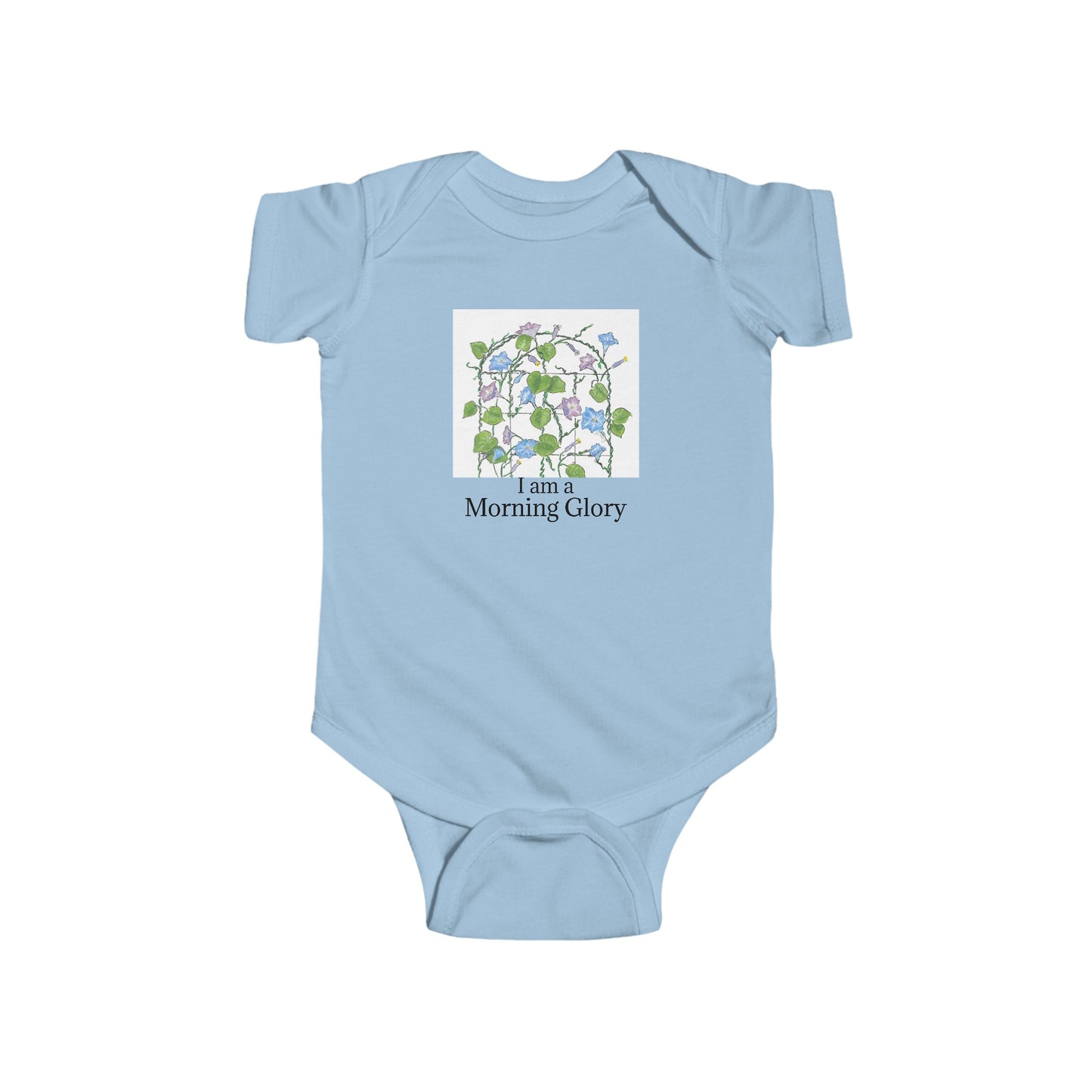 "I am a Morning Glory!" Infant Fine Jersey Bodysuit