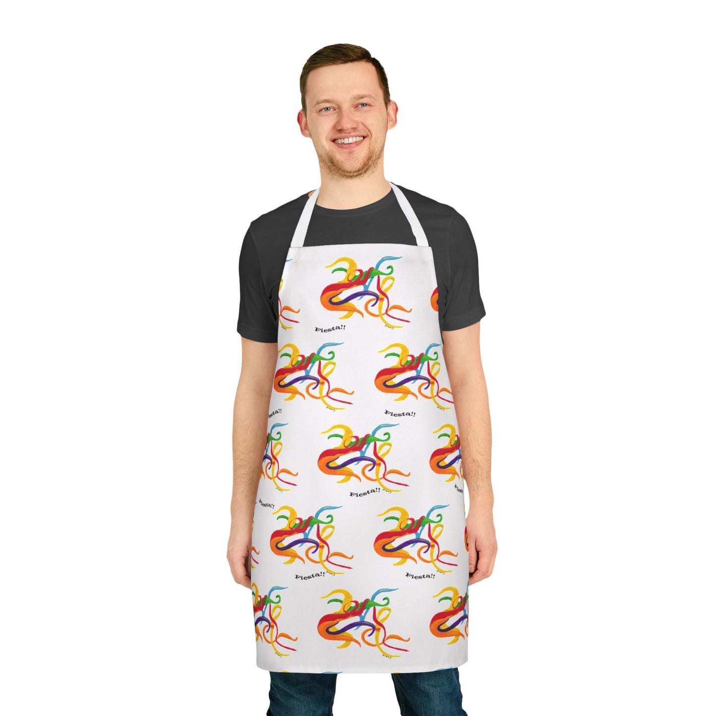 Apron, Fiesta Festival Art, 5-Color Straps